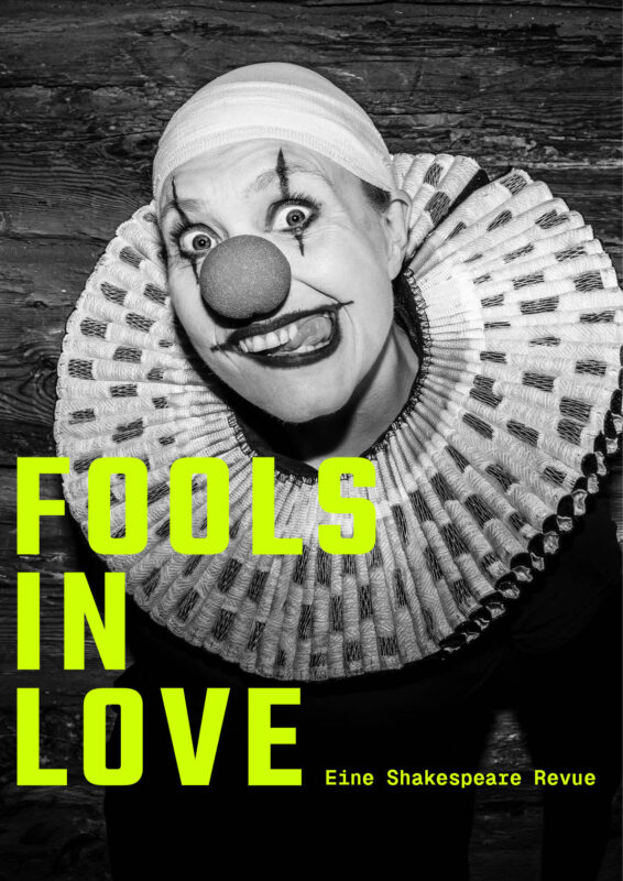 Monbijou Theater Plakat für das Stück "Fools in Love"